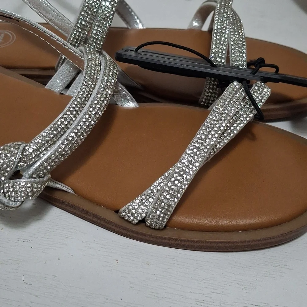 Kids Shoes Pink Flats And Sparkle Sandels